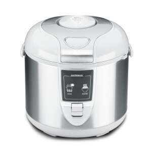 Gastroback G 42518 rice cooker, 5 liter capacity, stainless steel and white, with keep warm function - Gastroback