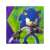 Sonic a sündisznó a Ravensburger 3x45 darabos puzzle-ból, közeli kép