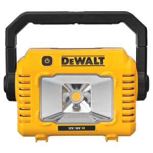 Dewalt DCL077-XJ 12V/18V XR Lampa robocza akumulatorowa, żółta, widok z przodu - Reflektor i lampa robocza