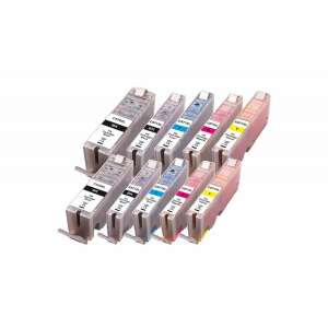 Peach Canon 570/571 Cartuș de cerneală Multipack, compatibil cu cartușele de cerneală Canon PGI-570XL și CLI-571XL - Consumabile pentru imprimantă