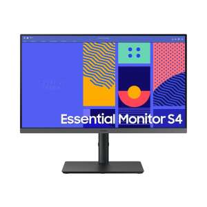 Samsung 24 Zoll Essential Monitor S4, Vorderansicht - Peripheriegeräte