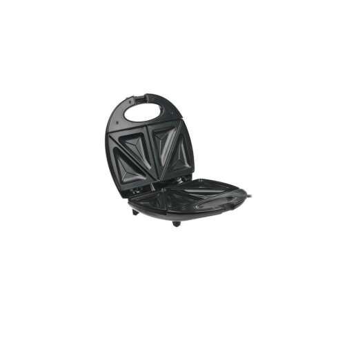 Łucznik SM-1004 S szendvicssütő, nyitva, fekete, két hely