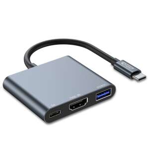 Tech-Protect TP-AD-HDTCUC-GR Adaptér USB-C na HDMI, USB 3.0 a PD - Tech-Protect