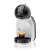 Ekspres do kawy kapsułkowej DeLonghi MiniMe Nescafé Dolce Gusto, czarny i szary, przygotowujący espresso