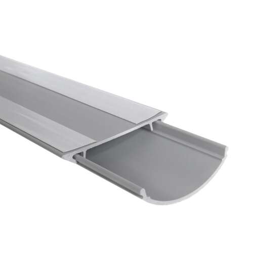 Maclean MCTV-674 Kabelkanal, grau, 1 Meter lang