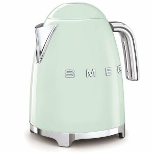Smeg Wasserkocher im 50er-Jahre-Stil - Pastellgrün - 1,7L - Wasserkocher, Sandwichmaker, Standmixer, Toaster und Entsafter für Obst und Gemüse, Pressen