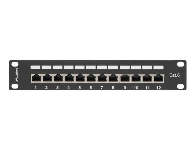 Lanberg 12 Portos Cat.6 Patch Panel - 10"