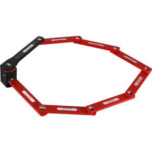 ABUS Bordo Big uGrip 5700K/100 RD SH Összecsukható Kerékpár Biztonsági Zár - Piros - Kerékpár kiegészítő