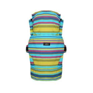 Kenguru Womar Zaffiro Joy babahordozó türkiz és sárga csíkos mintával - Womar