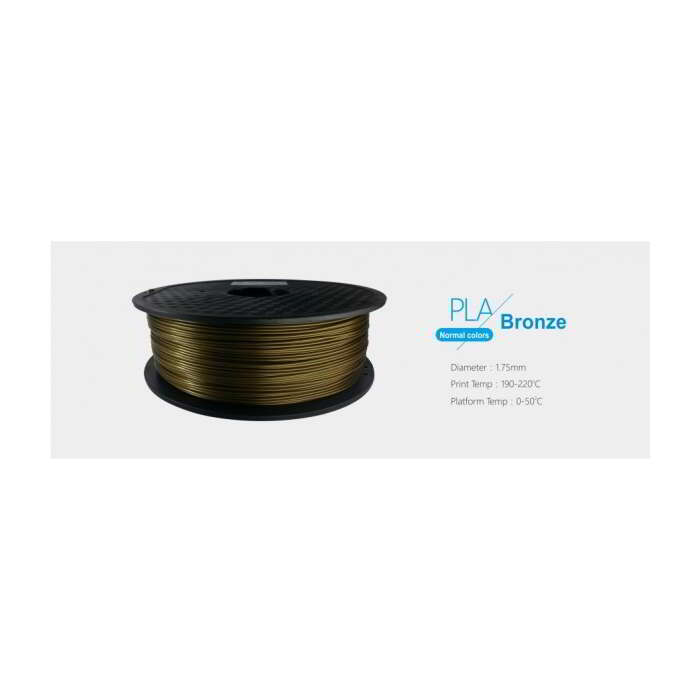 3D FILAMENT 1,75mm PLA Arany /1kg-os tekercs/, 3DFILAMPLA175GD