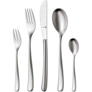 WMF Vision 5-teiliges Besteckset mit Gabel, Messer, Löffel und Teelöffel - Pfannen, Abendessen, Küchenmesser, Besteck-Sets und Töpfe
