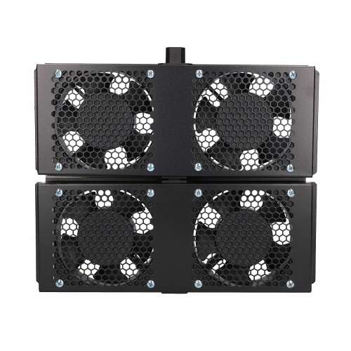 ExtraLink EX.8673 Rack-Schrank-Lüfter, schwarz, 4 Lüfter