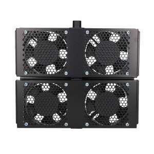 Wentylator do szafy rackowej ExtraLink EX.8673, czarny, 4 wentylatory - Extralink