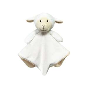 Tulilo Milus Bárány Szundikendő, puha plüss játék babáknak, fehér és bézs színben, tökéletes öleléshez - Tulilo
