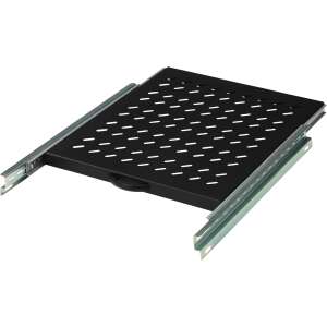 Digitus DN-19 TRAY-2-800SW raft de 19 inci 1U extensibil, negru - Accesorii pentru dulapuri Rack