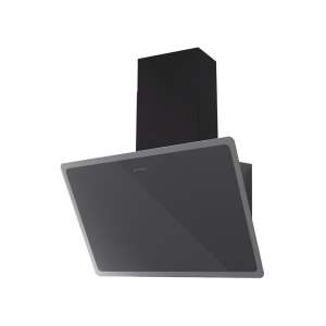 Hota Faber GLAM-LIGHT EV8+ DG/LG A80, negru, vedere înclinată - Hote