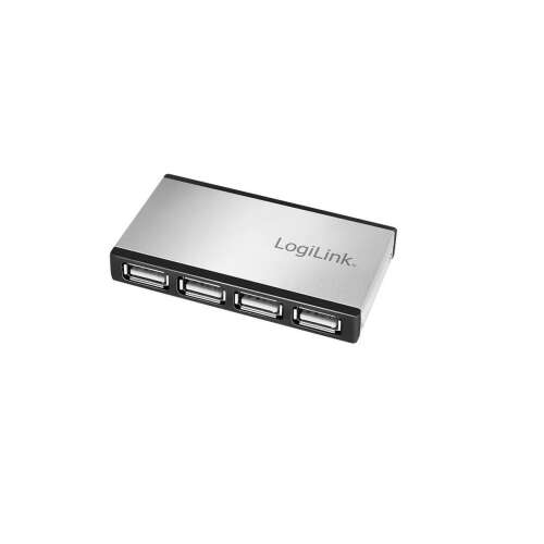 LogiLink UA0404 4 portos USB 2.0 hub, ezüst