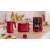 Bosch TAT2M124 red toaster, red kettle, and red coffee maker