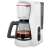 Cafetiera cu filtru albă Bosch TKA2M111, vedere laterală