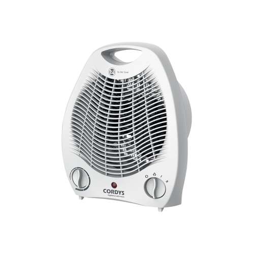 Cordys electric fan heater, white, 2000W