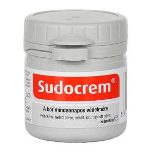Sudocrem krém 60g, a bőr mindennapos védelmére, pelenkakiütésre, irritált és kipirosodott bőrre - Popsikrém