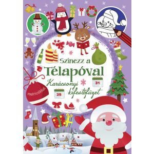 Karácsonyi Kifestőfüzet Matricákkal - Télapó 117359883 - Gyermek & Ifjúsági könyv