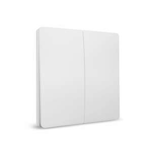 Delight Kinetic vezeték nélküli fali kapcsoló, 2 körös, fehér - Villanykapcsoló