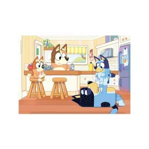 Kész 104 darabos Bluey puzzle, Bluey és családja a konyhában - Clementoni Puzzle