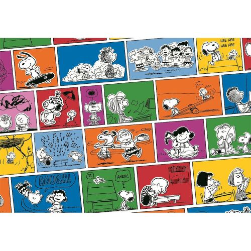 Puzzle Clementoni Peanuts 1000 elementów, z kolorowymi panelami komiksowymi