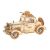 Assembled Rolife Vintage Car 3D Wooden Puzzle, detailed view
