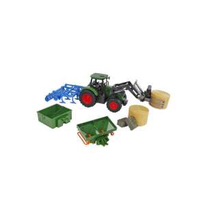 Kids Globe Traktor kiegészítőkkel - 30 cm 86981932 