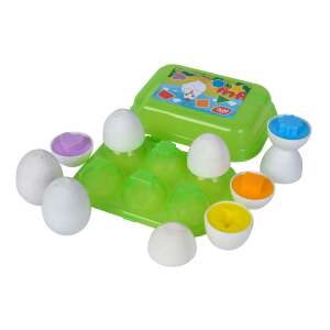 ABC egg-shaped shape sorter, complete set with all pieces - Shape Sorting Toy