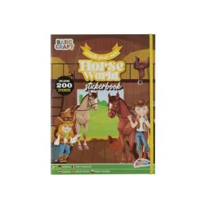 Grafix Creează-ți propria lume a cailor Album cu autocolante, 200 autocolante, 20 pagini, 33 x 25 cm - Grafix