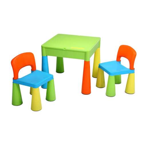 Gyerek szett NEW BABY - asztal két székkel multi color 33790308