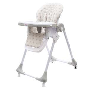 New Baby multifunkciós ökobőr Etetőszék - Gray star #szürke 33790326 Etetőszék - Állítható székmagasság