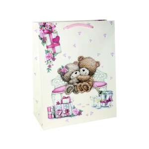 Torba na prezenty Papiertüten mit Liebespantoffeln z misiami - Pakowanie prezentów