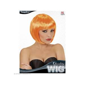 Narancssárga bob paróka, Kleopátra jelmez paróka, rövid paróka, női paróka, parti paróka - Widmann