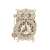 Robotime Rokr 3D wooden owl clock model kit