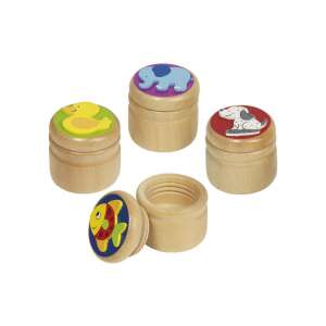 Fa fogtündér doboz állatos mintával, 4 db-os szett - Goki