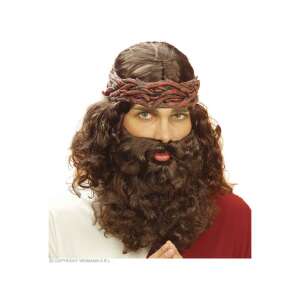 Propheten Perücke und Bart, braun, Kostümzubehör, Erwachsenengröße - Widmann