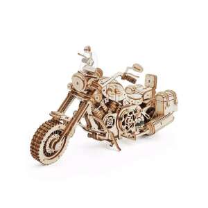Puzzle 3D Motocicleta cruiser, ROKR, Lemn, 420 Piese