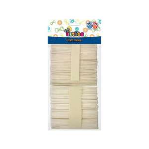 100 pachete de bețe de artizanat din lemn natural The Littles Craft Items, 114mm - Inscripții din lemn & elemente decorative