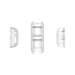 Senzor de mișcare Ajax MotionProtect Outdoor dual PIR fără fir alb - Ajax
