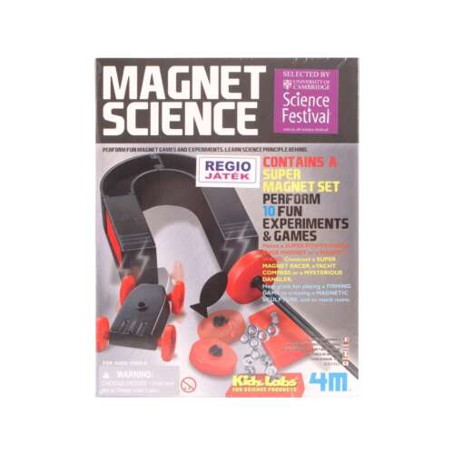 Sada 4M KidzLabs Magnet Science, učte sa o magnetizme prostredníctvom zábavných experimentov a hier