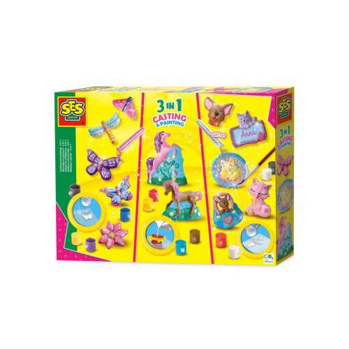 SES Creative 3in1 Gipsgieß- und Malset Box