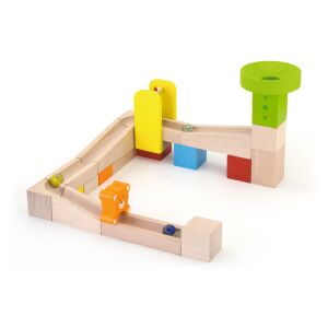 Fa Golyópálya Építőjáték - 49 db