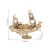 3D wooden ship model kit with dimensions