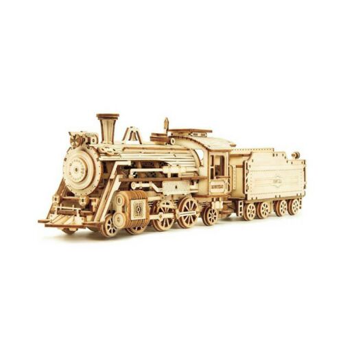 ROKR Gőzmozdony 3D Fa Modell - 308 db 148779982 - 3D puzzle