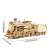 Rokr Prime Steam Express 1:80 méretarányú vonatmodell, fa 3D puzzle, méretek