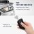 VW 3-Button Key Cover, Kwmobile, Black/White, Silicone, 52651.10 131489481